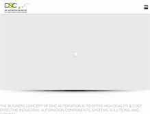 Tablet Screenshot of dnc-automation.com